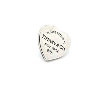 Tiffany & Co. Sterling Silver single mini heart earring